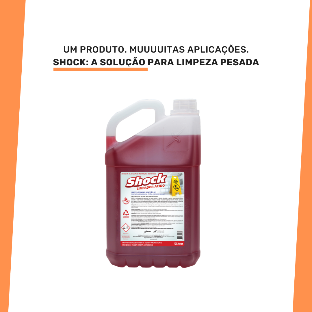 Shock Limpador Ácido para Pisos 5L