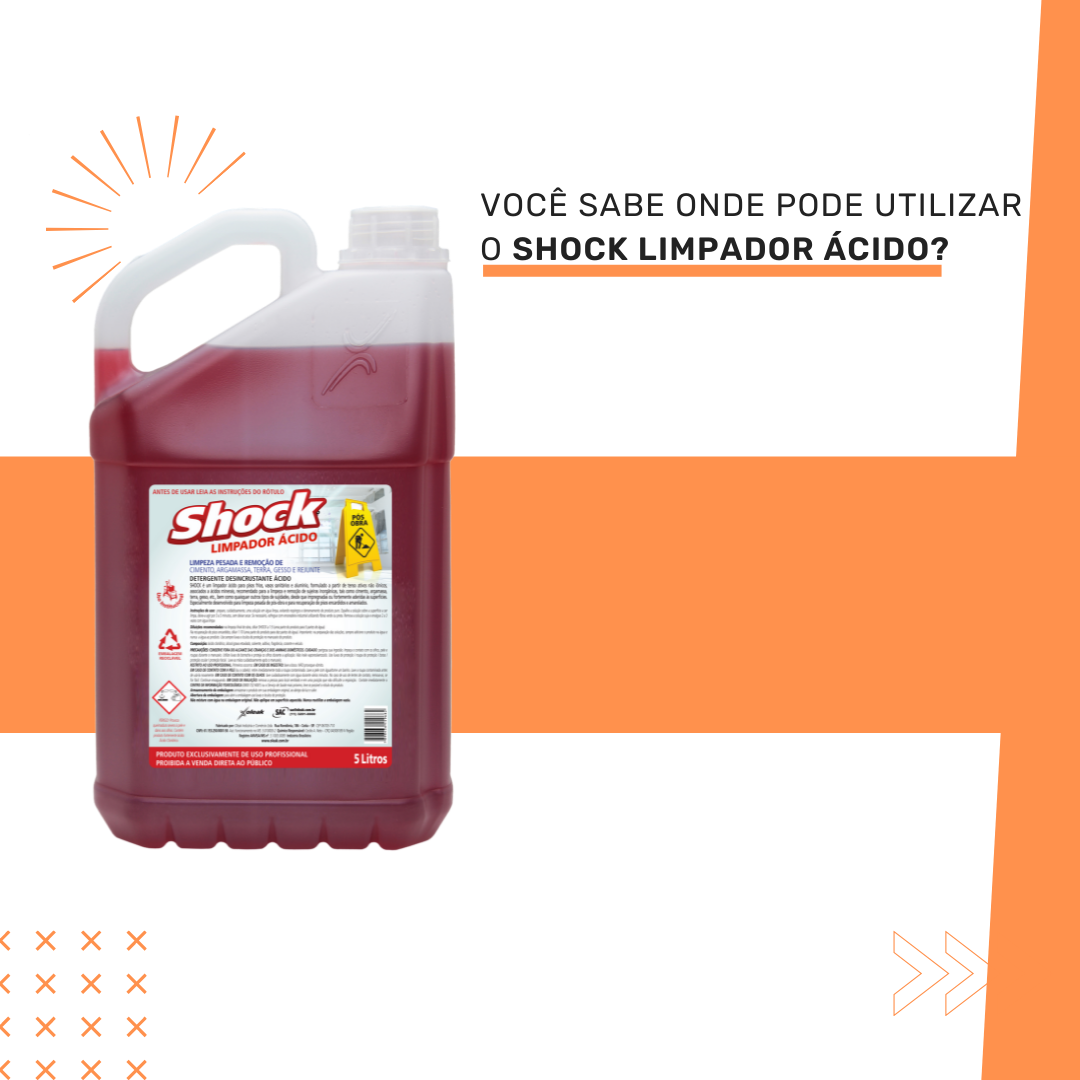 Shock Limpador Ácido para Pisos 5L
