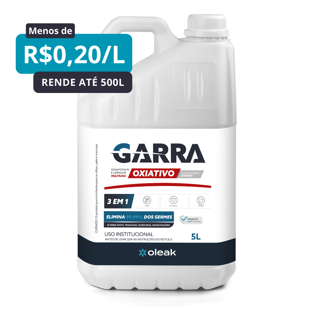 Garra Oxiativo Limpador Desinfetante Concentrado 5L