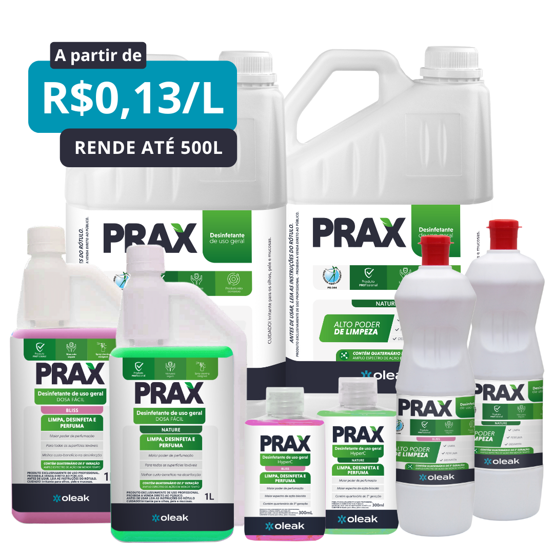 Prax Desinfetante | Loja Oleak
