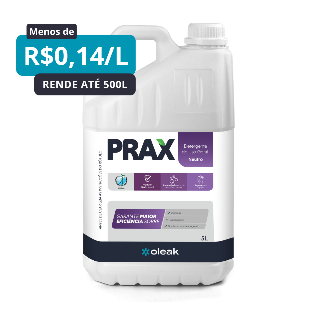 Prax Detergente Neutro de Uso Geral 5L