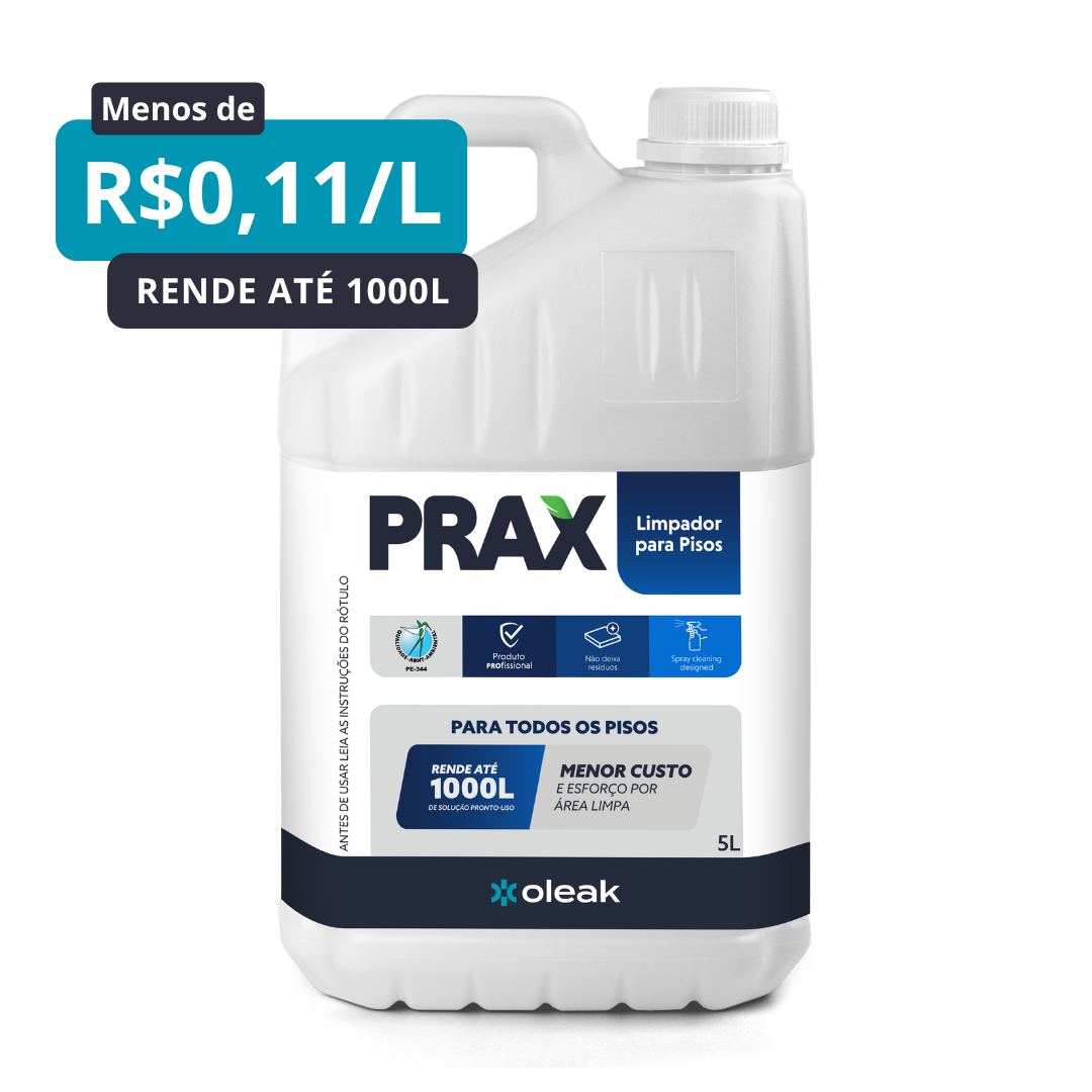 Prax Limpador para Pisos | Loja Oleak