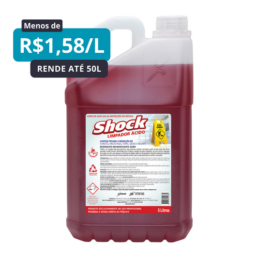 Shock Limpador Ácido para Pisos 5L