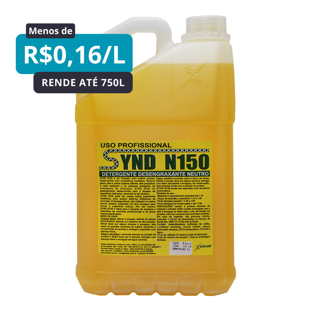 Synd N150 Detergente Desengraxante 5L – Oleak